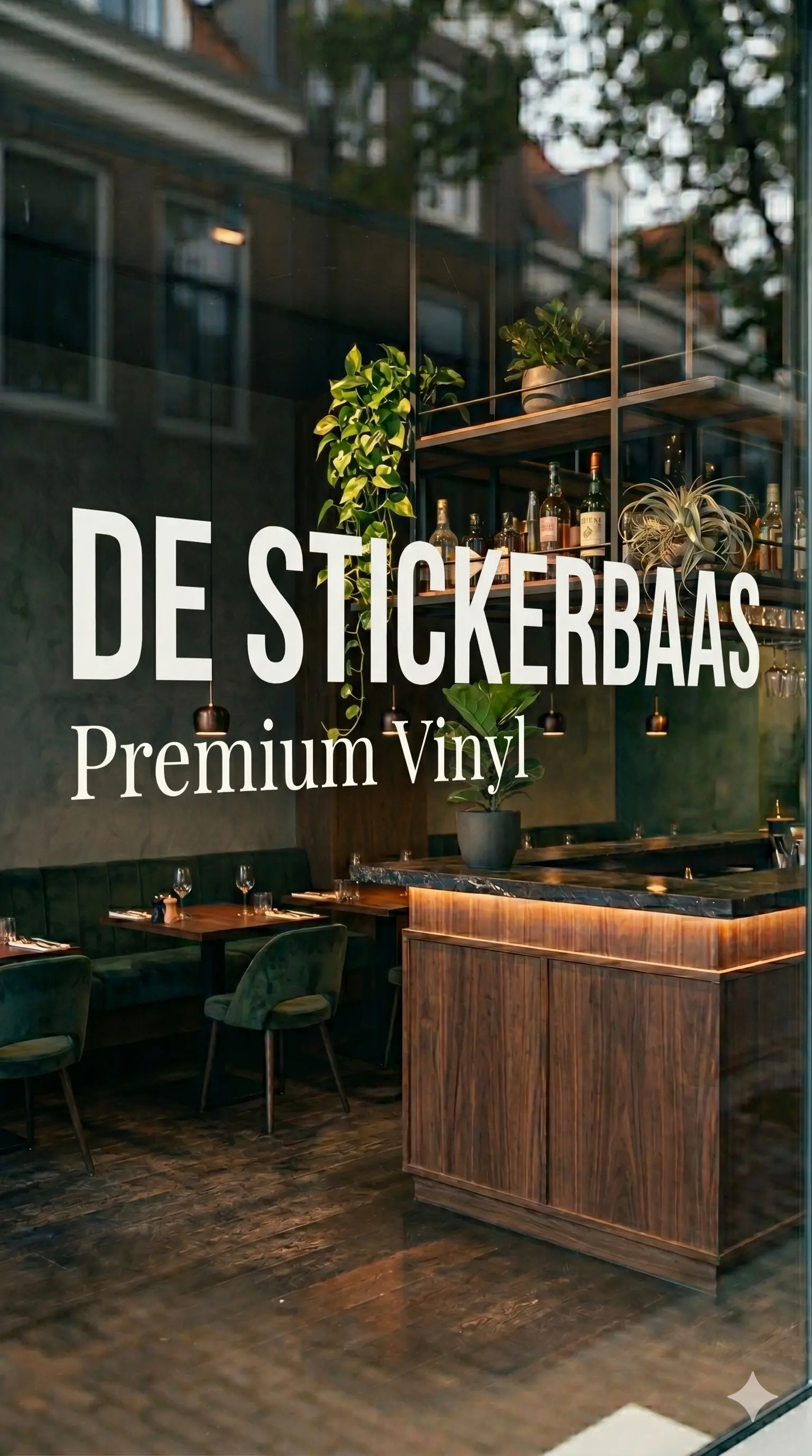 Vinyl sticker op maat